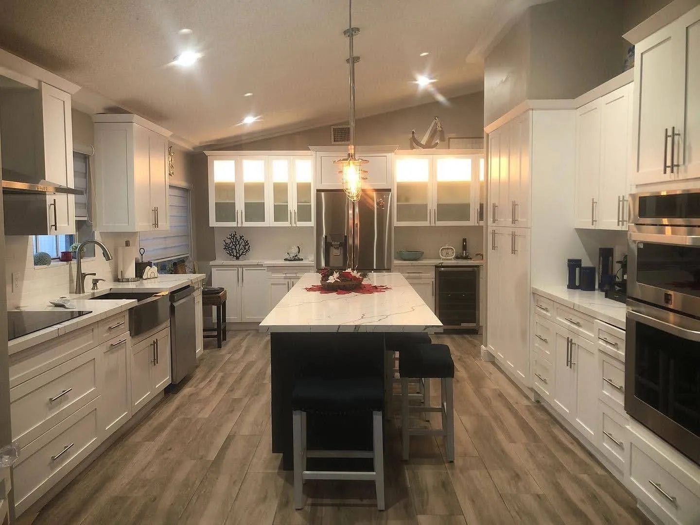 Bright Island Kitchen Refinish