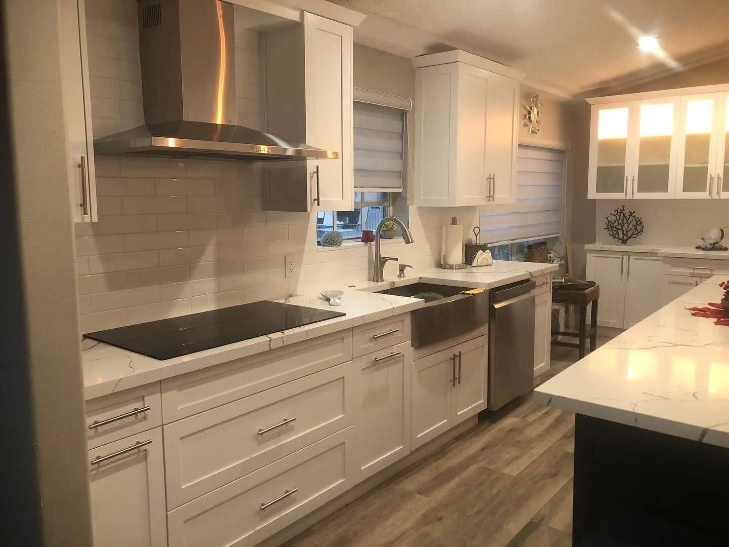 Warm White Kitchen Refinish